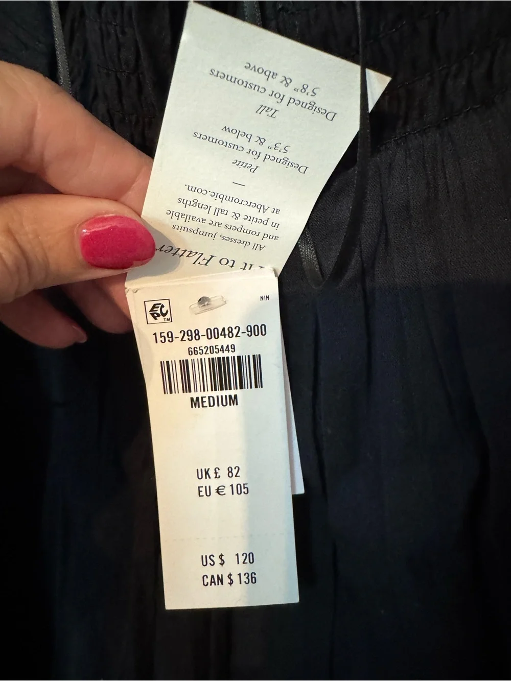 NWT Abercrombie & Fitch Bra-Free Maxi Dress